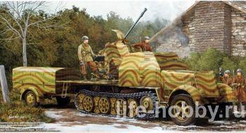 01527   37  Flak 43    Sd Kfz. 7/2 /  German 3.7cm Flak 43 auf Selbstfahrlafette (Sd.Kfz.7/2) with Sd.Anh&#228;nger 52