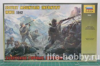 3606    1942 . / Soviet mountain infantry WWII 1942
