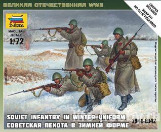 6197 Soviet Infantry in winter uniform, 1941-1942 (    , 1941-1942)