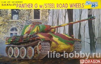 6370 Немецкий средний танк Sd.Kfz.171 PANTHER модификации G со стальными катками / Sd.Kfz. 171 PANTHER G w/steel road wheels