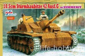 6454   105-  "Sturmhaubitze 42" Ausf.G / 10.5cm Sturmhaubitze 42 Ausf.G w/Zimmerit