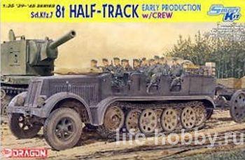 6545   8-  Sd.Kfz.7 (   ) / German Sd.Kfz.7 8t Half Truck Early Production w/Crew