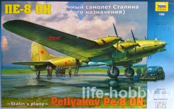 7280 -8     ( ) / "Stalin`s plane" Petlyakov Pe-8 ON 