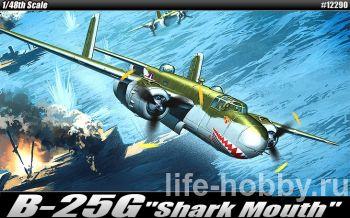 12290 Самолет B-25G "Shark Mouth" (Норт Америкэн B-25G «Пасть акулы» американский двухмоторный бомбардировщик)