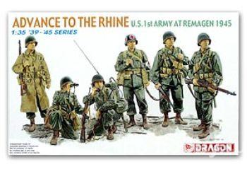 6271 US 1st Army at Remagen 1945 "Advance to the Rhine"
