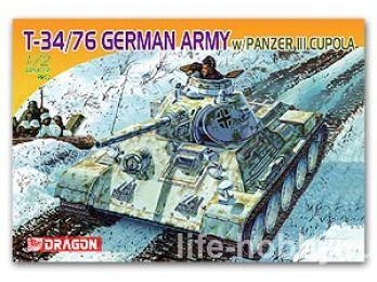 7316 T-34/76 German Army w/Panzer III cupola