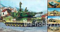 01535 Танк M1A1/A2 "Абрамс" 5 вариантов танка в одном наборе / M1A1/A2 Abrams  5 in 1  