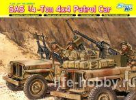 6745   1/4-         (  ) / WWII British Army SAS 1/4-Ton 4x4 Patrol Car w/2 figures