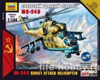 7403 Mi-24V Hind Soviet Attack Helicopter (-24   )