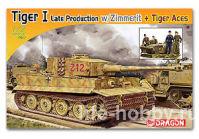 7440 Pz.Kpfw.VI Ausf.E Tiger I Late Prod w/Zimmerit + Tiger Aces Fig.