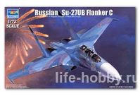 01645 Russian Su-27UB Flanker C (Су-27УБ Российский многоцелевой высокоманевренный всепогодный истребитель)