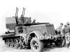 01523 H   ( )    Sd.Kfz.7/1 / 2cm Flakvierling 38 Auf Selbstfahrlafette (Sd.Kfz 7/1 early version) With Sd.Auhanger 51