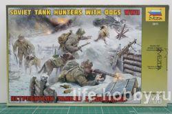 3611     / Soviet tank hunters with dogs  WWII