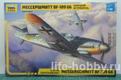 4816 Немецкий истребитель МЕССЕРШМИТТ BF-109 G6 / German fighter aircraft MESSERSCHMITT BF-109 G6