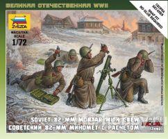 6208 Soviet 82-mm mortar with crew, winter ( 82-.   , ) 1941-1943