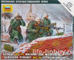 6210   -34   1941-1945 () / German MG-34 Machine-gun with crew 1941-1945 (winter)
