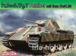 6821 Немецкий средний командирский танк Pz.Beob.Wg. PANTHER модификации V с 50мм пушкой KwK.39