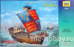 9038  Английский средневековый корабль «Томас» / English Medieval ship "Thomas" 